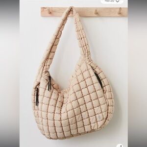 Free People Quilted Carryall Bag